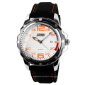 leather stainless steel Japanese movt watch relojes hombre